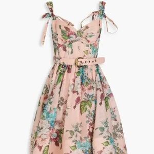 Zimmermann - floral-print linen and silk blend gauze midi dress